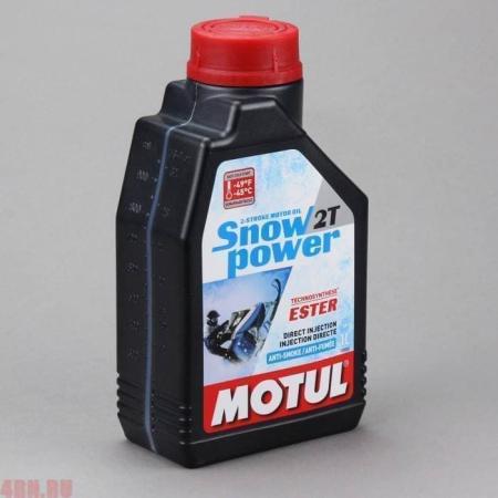 Масло Motul Snowpower полусинтетическое 2T 1 л