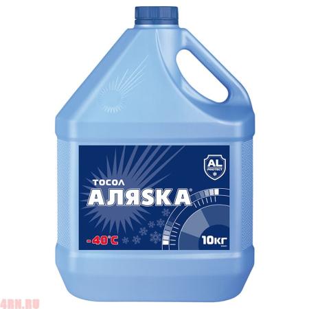 Тосол Аляска А-40 готовый -40C синий 10 кг