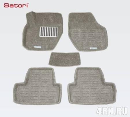 Коврики салона Satori Liner 3D Basic текстильные бежевые для Volvo XC60 (2010-2017) № SI 05-00187