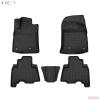 Коврики в салон 3D Kvest для Toyota Land Cruiser Prado 150 (2013-2025) 5 шт. № KVESTTYT00002K