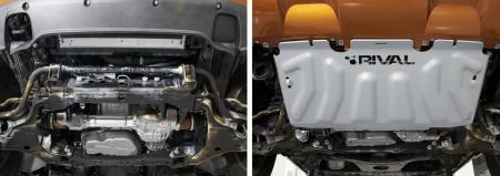 Защита радиатора для Nissan Pathfinder (2004-2014) № 333.4164.2