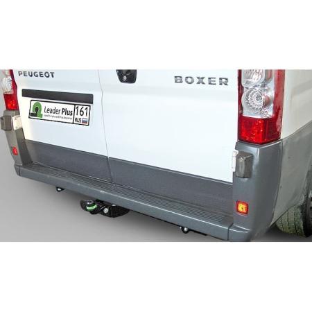 Фаркоп Лидер Плюс усиленный со сварным фланцевым шаром для Peugeot Boxer L1, L2, L3 (2006-2024) № P107-FC