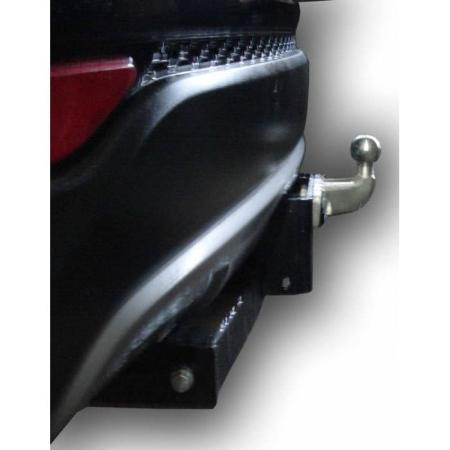 Фаркоп Лидер Плюс усиленный со сварным фланцевым шаром для Hyundai Santa Fe (2012-2018) № H224-FC