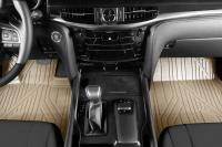 Изображение коврики в салон 3d kvest для lexus lx (2015-2021) бежевые № kvestlex00002kb2