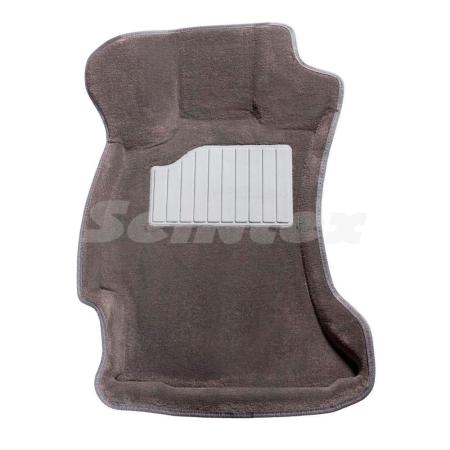 Коврики салона 3D текстильные для Subaru Forester (2013-2018) серые № 87518