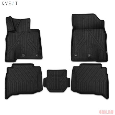 Коврики в салон 3D Kvest для Lexus LX (2015-2021) № KVESTLEX00002K