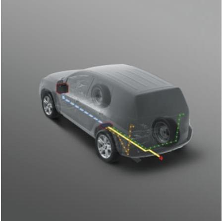 Проводка фаркопа оригинальная на 13pin Toyota Landcruiser Prado 150 PZ417-00560-13