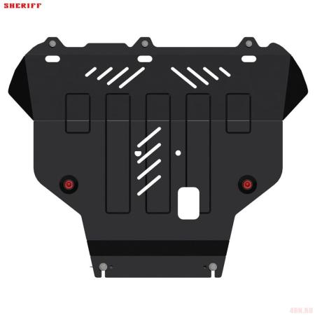 Защита картера и КПП для Ford Focus 3 (2011-2018) № 08.2070