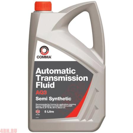 Масло трансмиссионное для АКПП COMMA AUTO TRANS FLUID (5L) FORD ESD-M2C138-CJ ESP-M2C166-H ZF TE ML 0914 артикул AQ35L