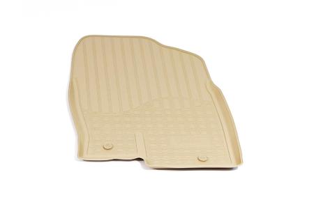 Коврики салона Norplast 3D для Mazda CX-9 (2017-2025) бежевые № NPA11-C55-720-B