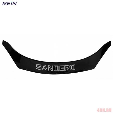 Дефлектор капота Rein для Renault Sandero (2009-2012) № REINHD742