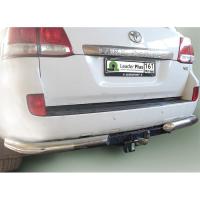 Фаркоп Лидер Плюс усиленный с кованым фланцевым шаром для Lexus LX 570 (2007-2015) № T110-F
