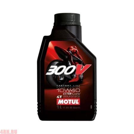 Масло Motul 300V 4T Factory Line синтетическое 10W40 4T 1л