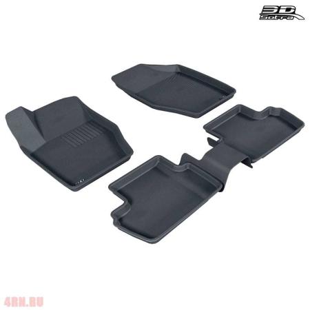 Коврики салона Sotra Liner 3D Lux серые для Peugeot 307 (2001-2008) № STR74-00116