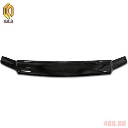 Дефлектор капота CA Plastic Classic черный для Chrysler Grand Voyager (2008-2010) № 2010010109844