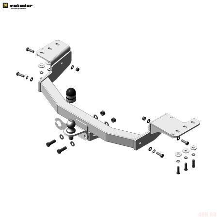 Фаркоп для Toyota Fortuner (2015-2024) № 92531-FE