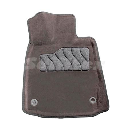 Коврики салона 3D текстильные для Lexus IS (2013-2020) серые № 86846