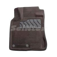 Изображение коврики салона 3d текстильные для nissan qashqai (2007-2014) серые № 71730