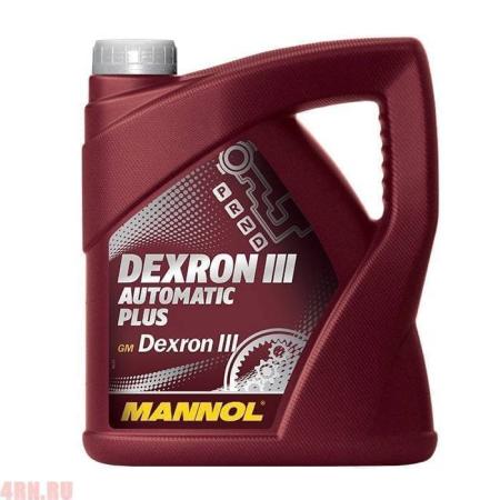 Масло MANNOL ATF DEXRON III транс мин для АКПП (4л) 1 артикул 1356