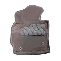 Изображение коврики салона 3d текстильные для mazda cx-5 (2012-2016) серые № 84733