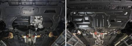 Защита двигателя и КПП для Skoda Roomster 5J (2006-2015) № 111.5842.1