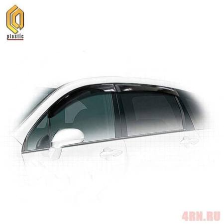 Дефлекторы окон CA Plastic Classic полупрозрачные для Honda Stream (2006-2009) № 2010030305042