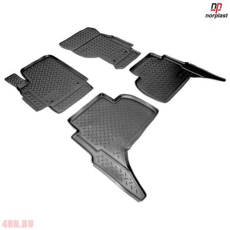 Коврики салона Norplast для Volkswagen Amarok (2010-2021) № NPL-Po-95-05