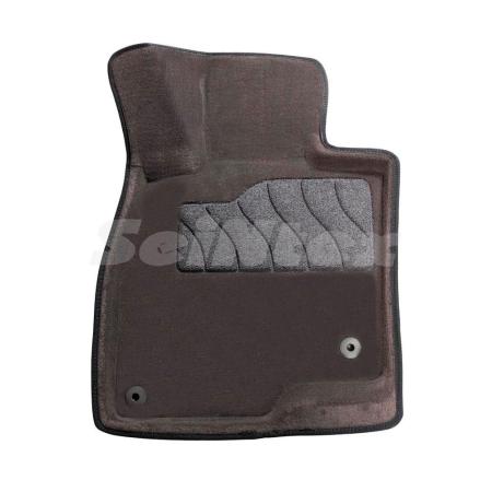 Коврики салона 3D текстильные для Mazda 6 (2013-2025) серые № 84123