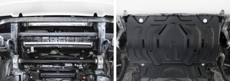 Защита радиатора для Mitsubishi Pajero Sport (2016-2025) № 222.4046.2