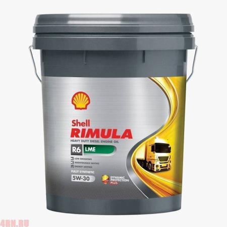 Масло SHELL Rimula R6 LME 5W30 моторное синтетическое 20л артикул 550043092