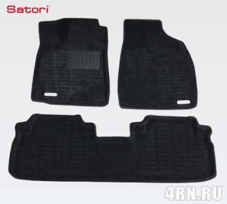 Коврики салона Satori Liner 3D Basic текстильные для Toyota Highlander (2007-2010) № SI 02-00160