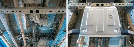 Защита раздаточной коробки для Toyota Hilux 4WD (2015-2025) № 333.9504.1