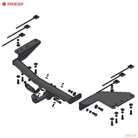 Фаркоп Трейлер для ТагАЗ C190 (2011-2013) № 5010