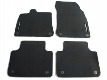 Коврики салона текстильные оригинальные для Volkswagen Touareg (2018-2025) № 761061270WGK