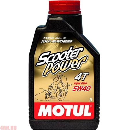 Масло Motul Scooter Power синтетическое 5W40 4T 1л