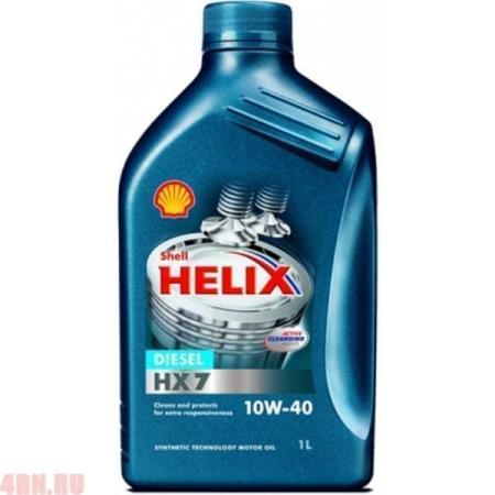 Масло SHELL Helix Diesel HX7 10W40 моторное полусинтетическое 1л