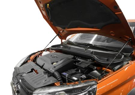 упоры капота для lada (ваз) vesta cross универсал (2017-2025) 2 шт. № a.st.6011.1