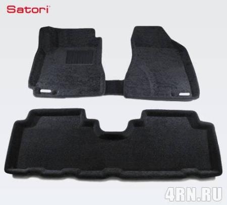 Коврики салона Satori Liner 3D Basic текстильные для Hyundai Tucson (2005-2010) № SI 02-00008