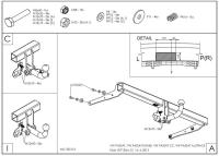 Фаркоп Galia для Volkswagen Passat B7 седан, универсал (вкл. Alltrack) (2010-2015) № V071A