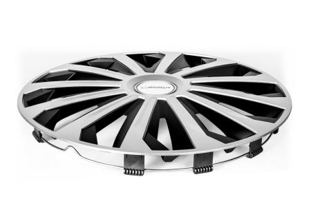 Колпаки колесные MICHELIN 13", "Космо", серебристо-черные, 4 шт. № 300269