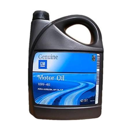 Масло моторное GM Motor Oil 10W40 полусинтетическое 5л 93165216