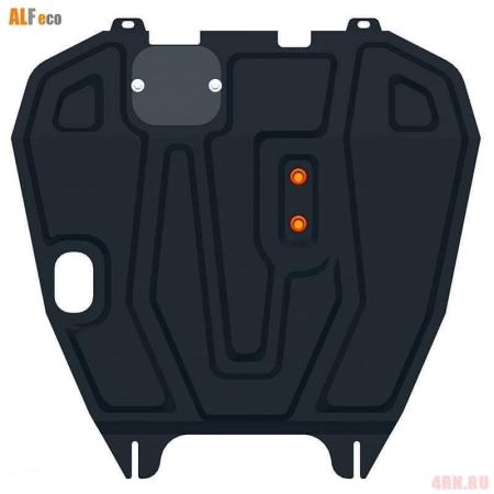 Защита двигателя и КПП для Mitsubishi ASX (2010-2022) № ALF-14.02