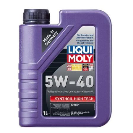 Масло моторное 5W40 LIQUI MOLY 1л синтетика Synthoil High Tech артикул 1924