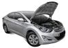 упоры капота для hyundai elantra (2013-2015) 2 шт. № uhyela011