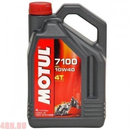 Масло Motul 7100 синтетическое 10W40 4T 4л