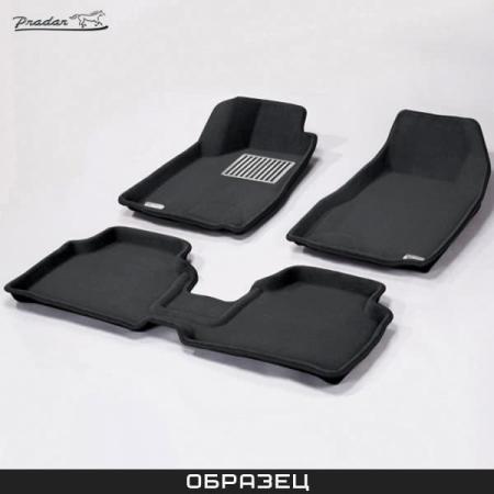 Коврики салона Pradar 3D текстильные для Daewoo Gentra (2013-2015) № SI 09-00099