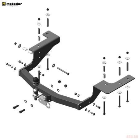 Фаркоп для Great Wall Hover H5 (2011-2016) № 93102-FE