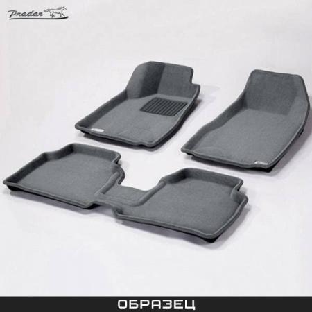 Коврики салона Pradar 3D текстильные серые для Volvo XC90 (2002-2014) № SI 07-00233