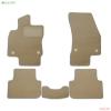 Коврики салона Klever текстильные Premium для Volkswagen Tiguan (2017-2023) 5 шт. бежевые № KLEVER04514722112kh