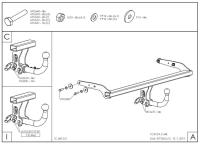 Фаркоп Galia для Toyota C-HR (2018-2023) № T073A